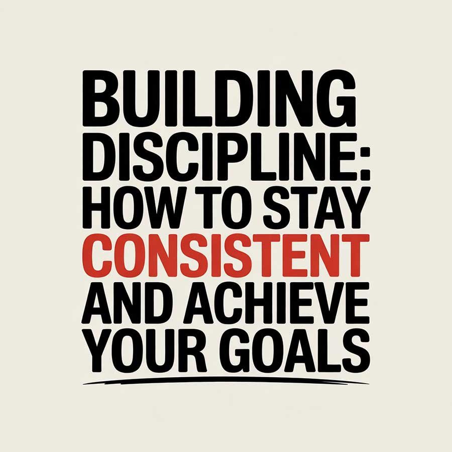Building Discipline: How to Stay Consistent and Achieve Your Goals