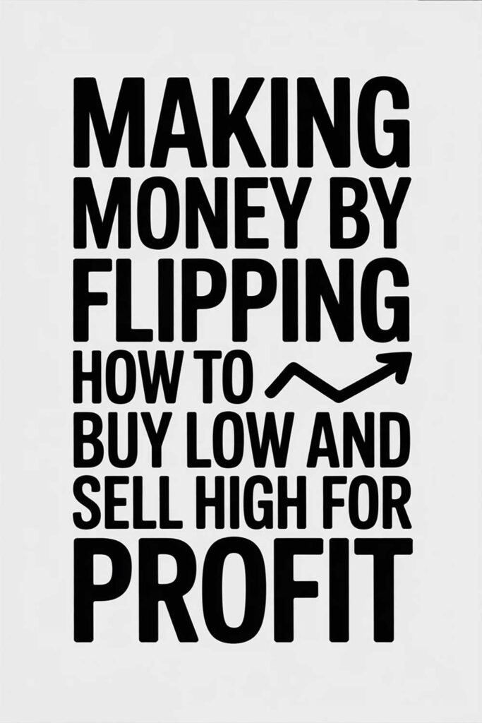 Making Money by Flipping: How to Buy Low and Sell High for Profit